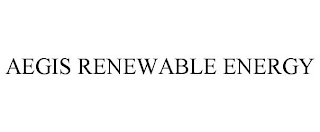 AEGIS RENEWABLE ENERGY