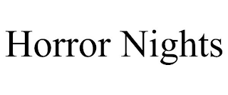 HORROR NIGHTS