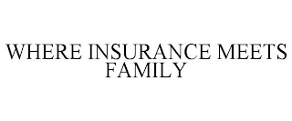 WHERE INSURANCE MEETS FAMILY