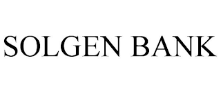 SOLGEN BANK