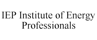 IEP INSTITUTE OF ENERGY PROFESSIONALS