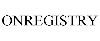 ONREGISTRY