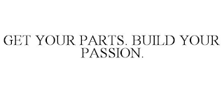 GET YOUR PARTS. BUILD YOUR PASSION.