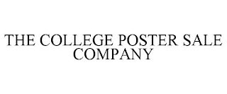 THE COLLEGE POSTER SALE COMPANY