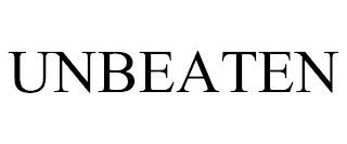 UNBEATEN