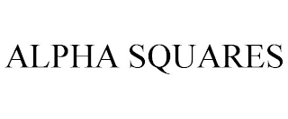 ALPHA SQUARES