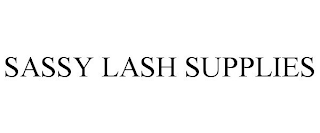 SASSY LASH SUPPLIES