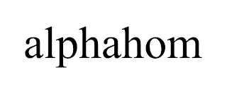 ALPHAHOM