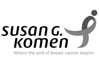 SUSAN G. KOMEN WHERE THE END OF BREAST CANCER BEGINS.