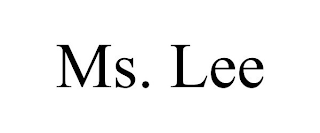 MS. LEE