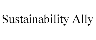 SUSTAINABILITY ALLY