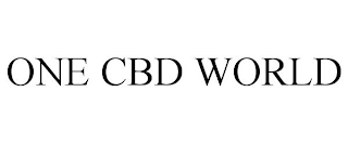 ONE CBD WORLD