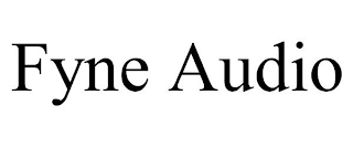 FYNE AUDIO