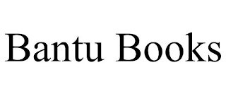 BANTU BOOKS