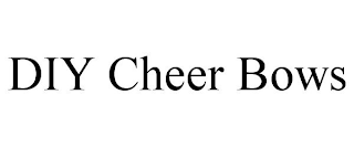 DIY CHEER BOWS