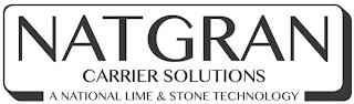 NATGRAN CARRIER SOLUTIONS A NATIONAL LIME & STONE TECHNOLOGY