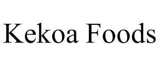 KEKOA FOODS