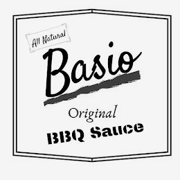 ALL NATURAL BASIO ORIGINAL BBQ SAUCE