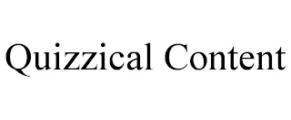 QUIZZICAL CONTENT