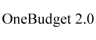 ONEBUDGET 2.0