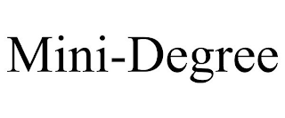 MINI-DEGREE