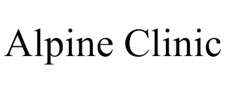 ALPINE CLINIC