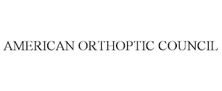 AMERICAN ORTHOPTIC COUNCIL