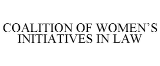 COALITION OF WOMEN'S INITIATIVES IN LAW