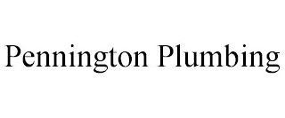 PENNINGTON PLUMBING