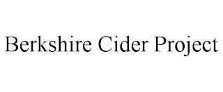 BERKSHIRE CIDER PROJECT