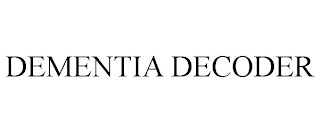 DEMENTIA DECODER