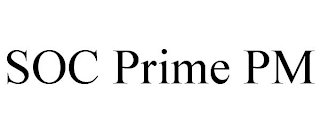 SOC PRIME PM