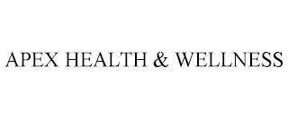 APEX HEALTH & WELLNESS