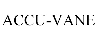 ACCU-VANE