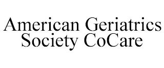 AMERICAN GERIATRICS SOCIETY COCARE