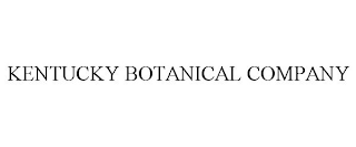 KENTUCKY BOTANICAL COMPANY