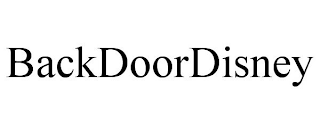 BACKDOORDISNEY