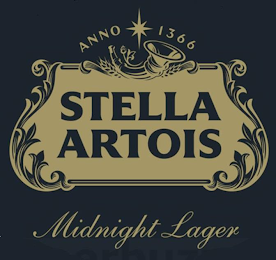 STELLA ARTOIS MIDNIGHT LAGER ANNO 1336