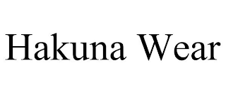 HAKUNA WEAR