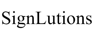 SIGNLUTIONS