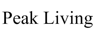 PEAK LIVING