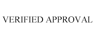 VERIFIED APPROVAL