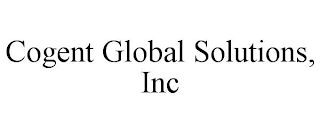 COGENT GLOBAL SOLUTIONS, INC