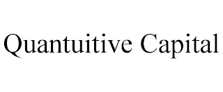 QUANTUITIVE CAPITAL