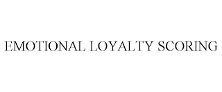 EMOTIONAL LOYALTY SCORING