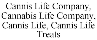 CANNIS LIFE COMPANY, CANNABIS LIFE COMPANY, CANNIS LIFE, CANNIS LIFE TREATS