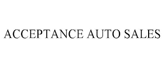 ACCEPTANCE AUTO SALES