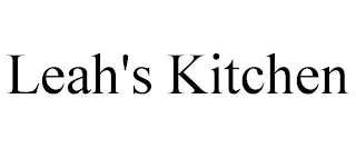 LEAH'S KITCHEN