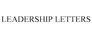 LEADERSHIP LETTERS