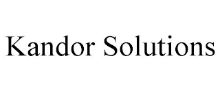 KANDOR SOLUTIONS